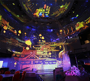 劲浪缔造中国首家360度沉浸式3D宴会厅
